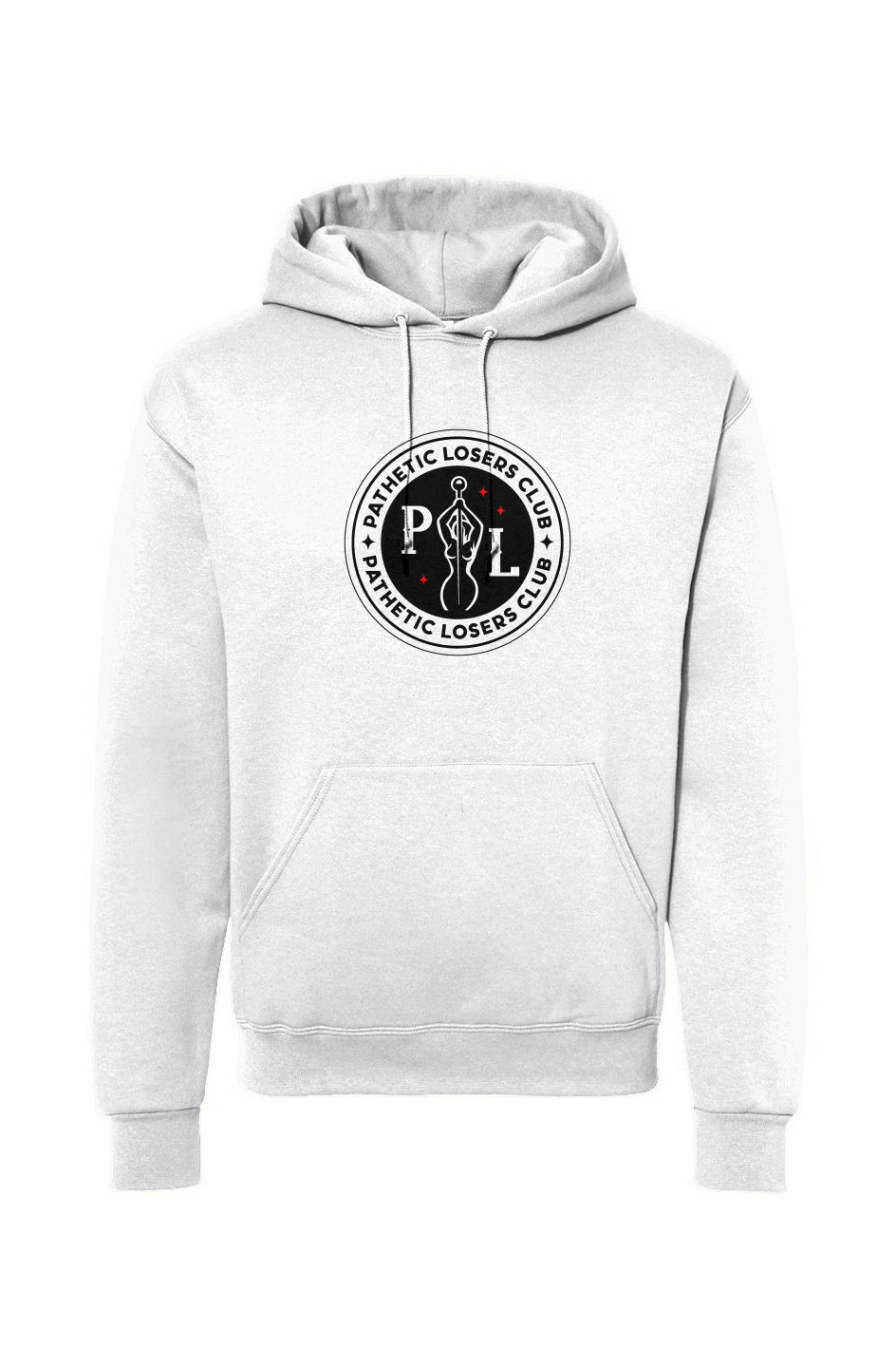 PL Club Logo Hoodie – Classic White Edition